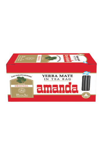2 units + Shipping Included - 2 unidades + Envio Incluido - AMANDA Yerba Mate in Tea Bag 25 Tea Bags x 3 grams each. ティーバッグ入りマテ茶